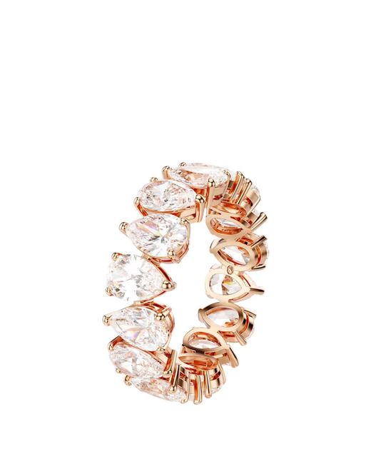 Swarovski Pink Matrix Vittore Ring, Size 50