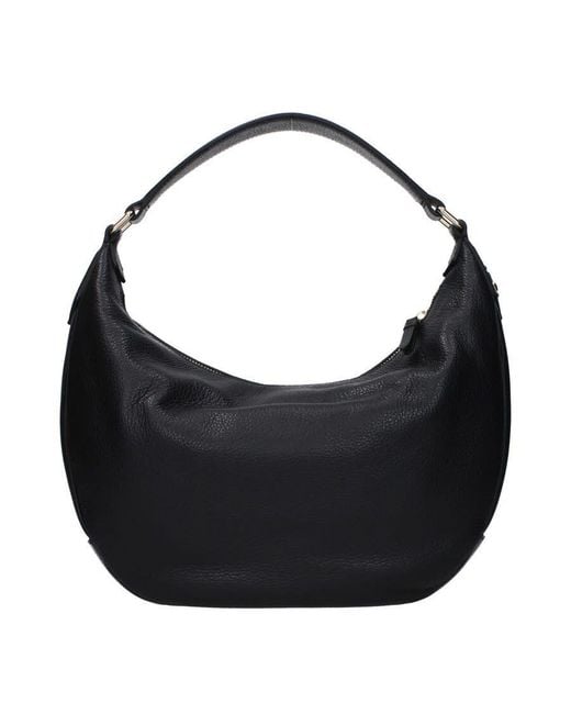 Jimmy Choo Black Grained Leather Shoulder Bag for men