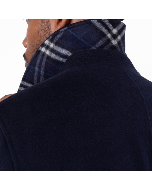 Burberry Black Paddington Cashmere Car Coat, Brand Size 52 Us for men