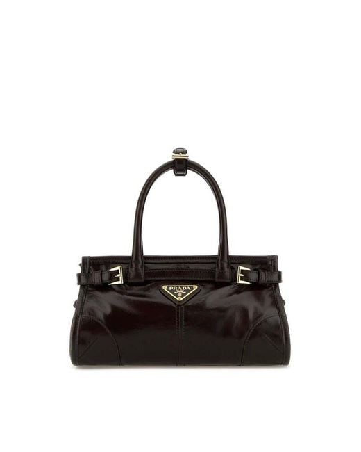 Prada Black Bonnie Top Handle Bag