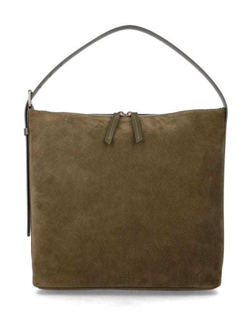 A.P.C. Natural Vera Leather Bag With Adjustable Strap