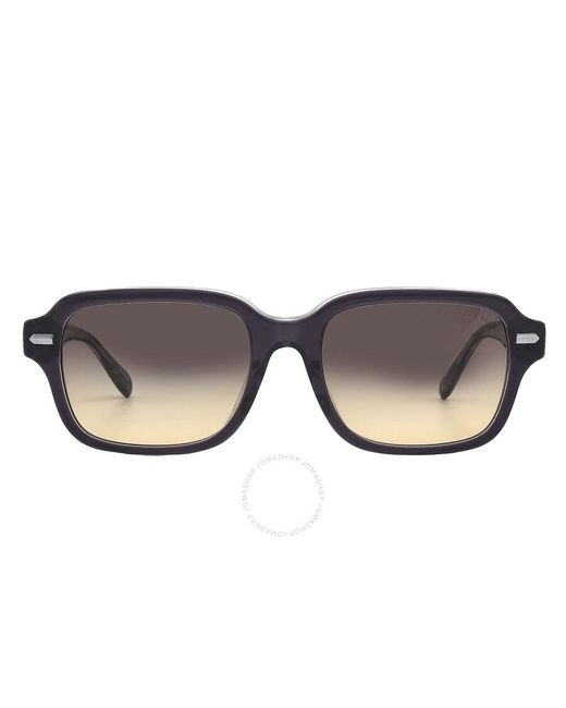 COACH Multicolor Grey Rectangular Sunglasses Hc8388u 5745l7 56 for men