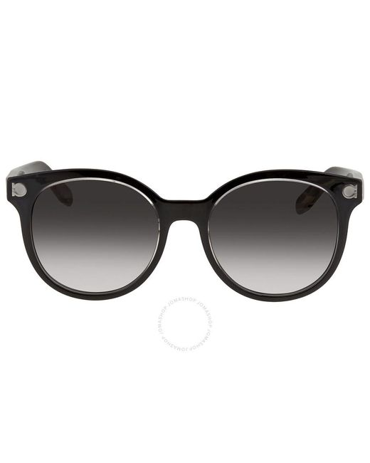 Ferragamo Black Gradient Round Sunglasses Sf833s00153