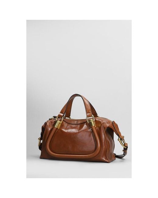 Chloé Brown Paraty 24 Shoulder Bag