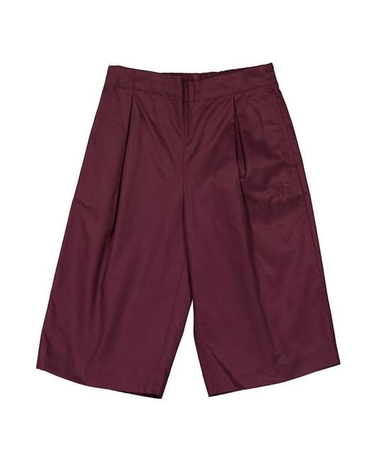 Burberry Purple Toddler Hermia Pleated Ekd Trousers