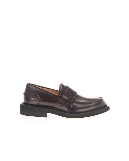 Bottega Veneta Gray Calfskin Loafers for men