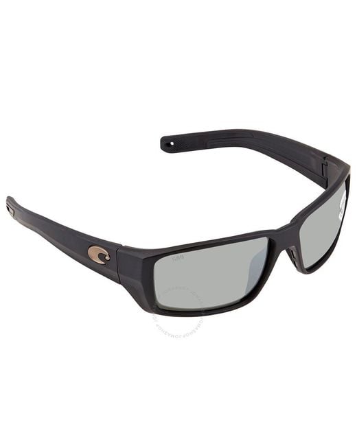 Costa Del Mar Gray Fantail Pro Grey Silver Mirror Polarized Glass Sunglasses 6s9079 907904 60 for men