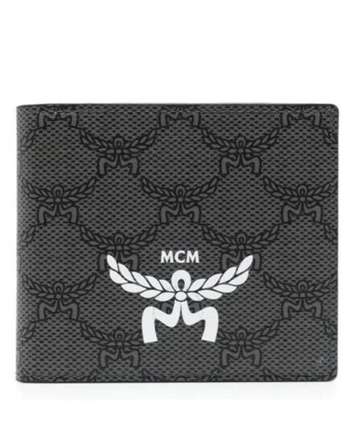 MCM Metallic Lauretos Himmel Bifold Wallet for men