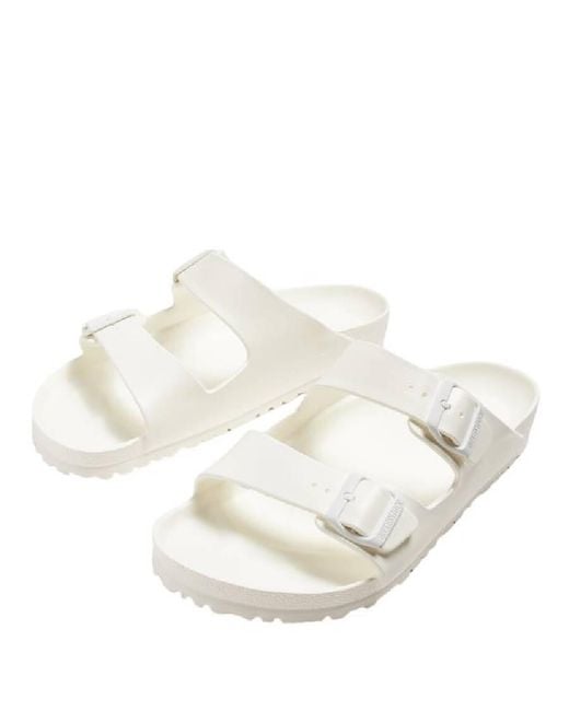 Birkenstock White Arizona Eva Lightweight Sandals, Brand Size 43 Us for men