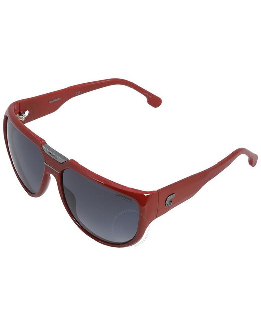 Carrera Gray Grey Shaded Browline Sunglasses Flaglab 13 0c9a/9o 62
