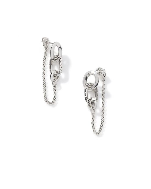 John Hardy Metallic Remix Drop Link Earring