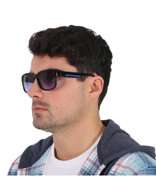 Calvin Klein Gray Gradient Rectangular Sunglasses Ckj21631s 001 56 for men