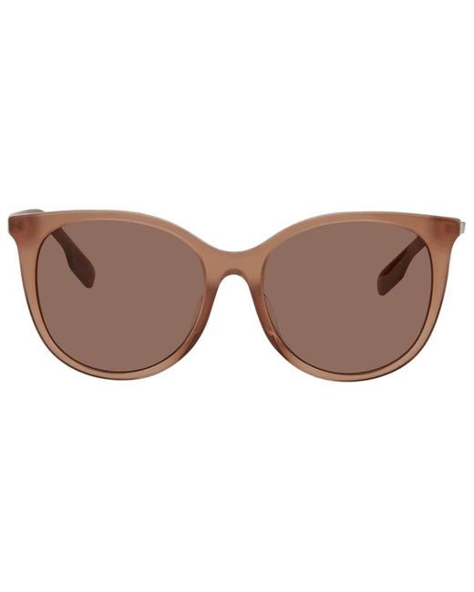 Burberry Alice Brown Cat Eye Sunglasses Be4333 317373
