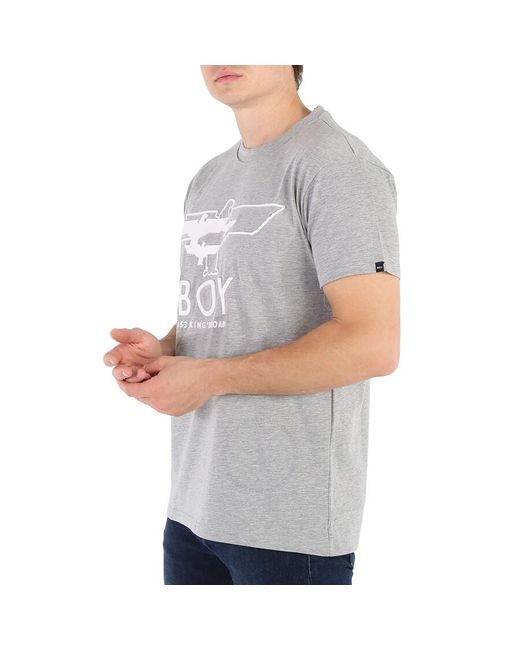 BOY London Gray Cotton Boy Myriad Eagle T-shirt for men