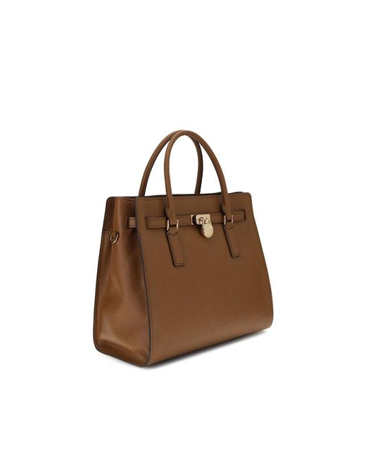 Michael Kors Brown Leather Shoulder Bag