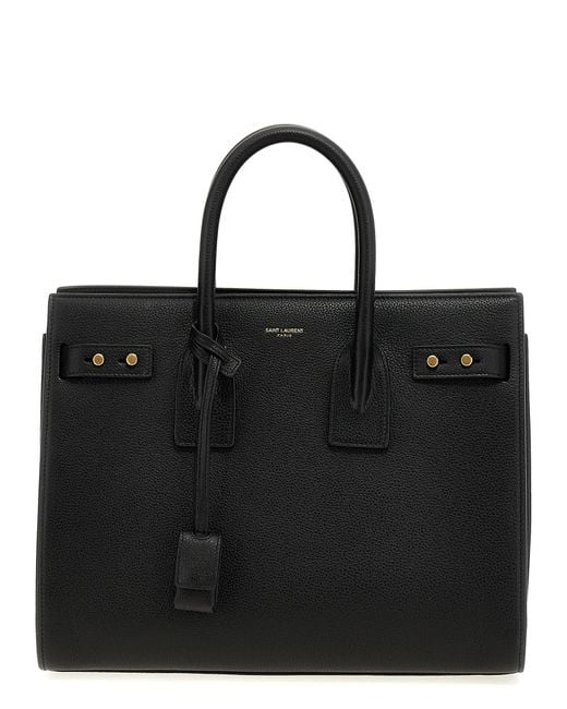 Saint Laurent Black 'Sac De Jour' Small Handbag