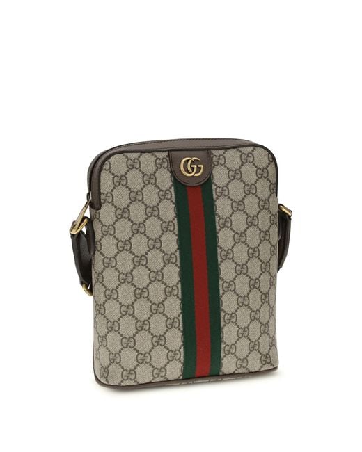 Gucci Gray Ophidia Shoulder Bag for men
