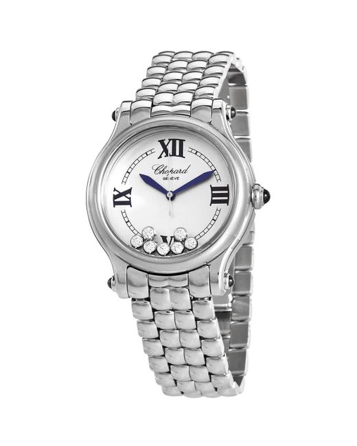 Chopard Metallic Happy Sport The First Automatic Silver Dial Unisex Watch -3001