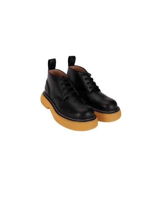 Bottega Veneta Black The Bounce Swell Ankle Boots for men