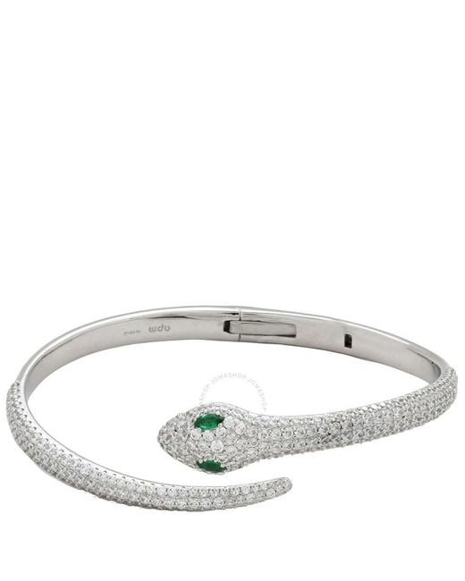 Apm Monaco Metallic Kaa Serpent Wrap Cuff