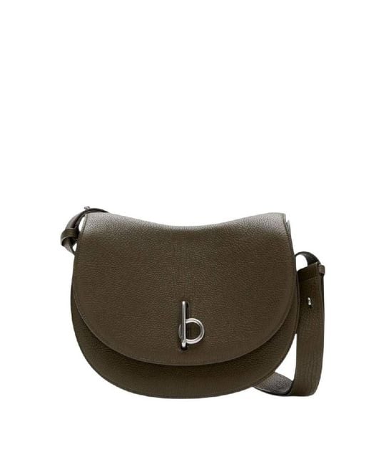 Burberry Brown Rocking Horse Medium Leather Bag