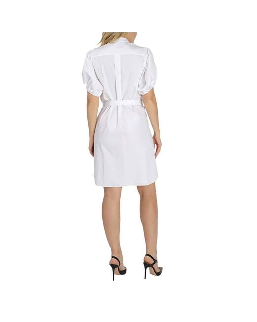 Stella McCartney White Organic Cotton-poplin Anastasia Shirt Dress