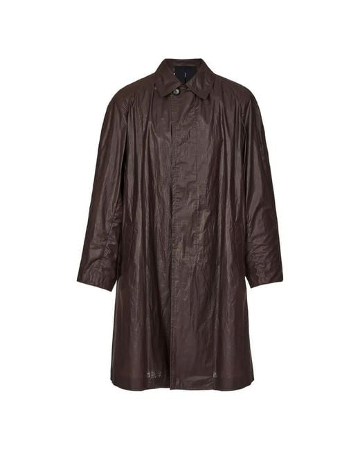 Ferragamo Brown Button-Up Parka for men