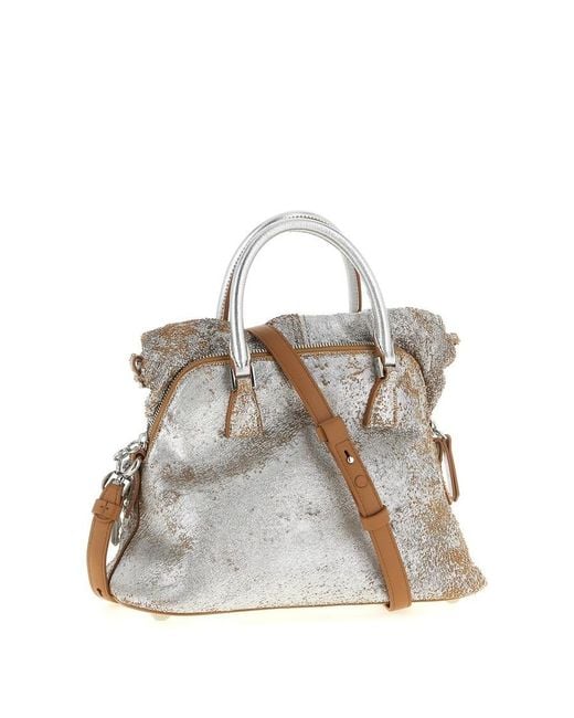 Maison Margiela Gray 5Ac Mini Top Handle Bag for men