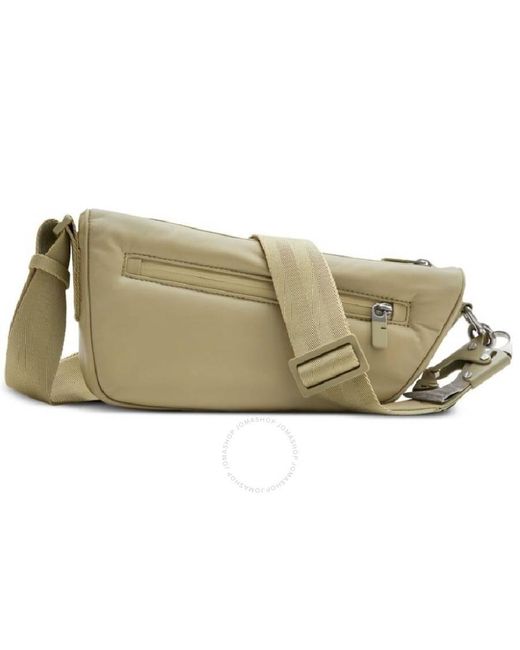 Burberry Green Burbery Calf Leather Shield Crossbody Bag