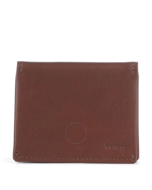 Bellroy Brown Cocoa Slim Sleeve Leather Wallet for men