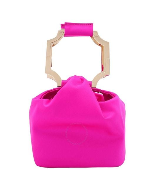Malone Souliers Pink Fuschia Ingrid Mini Bucket Bag