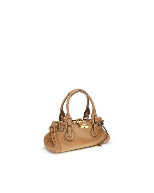 Chloé Metallic Chlo Paddington Shoulder Bag