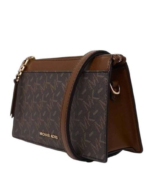 Michael Kors Black Empire Signature Logo Convertible Crossbody Bag