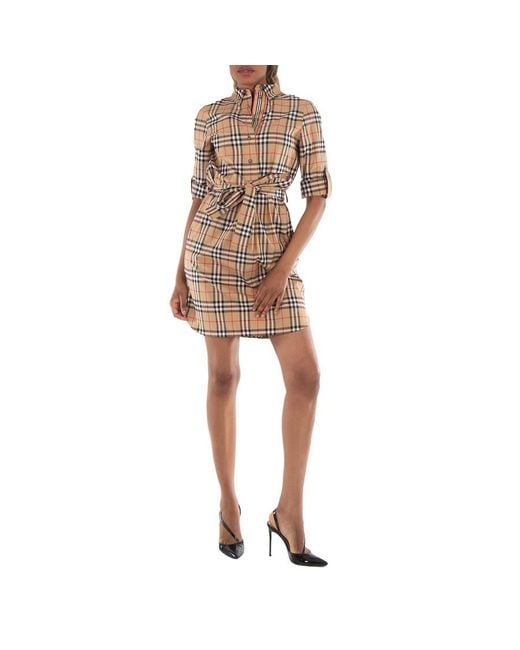 Burberry Multicolor Embroidered Cotton Dress
