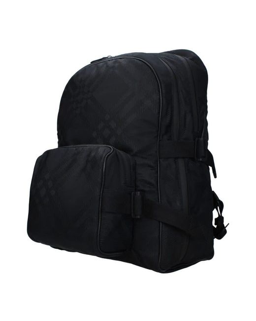 Burberry Black Fabric Backpack for men