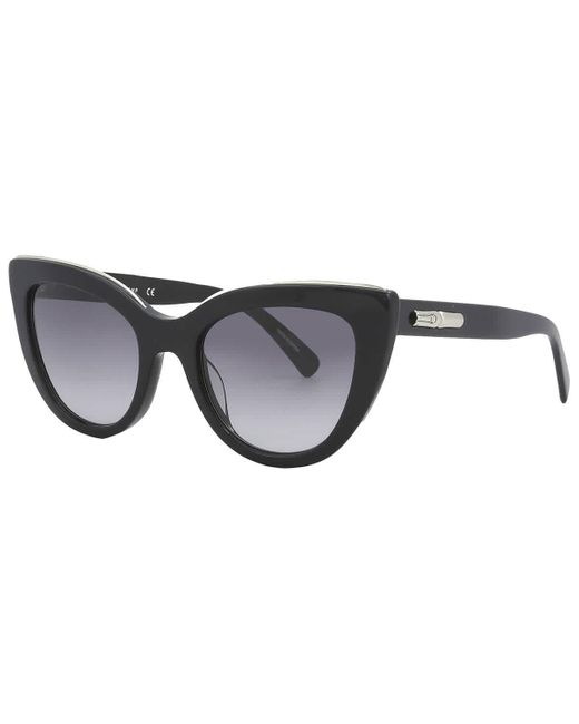 Longchamp Gray Cat Eye Sunglasses Lo686s 001 51