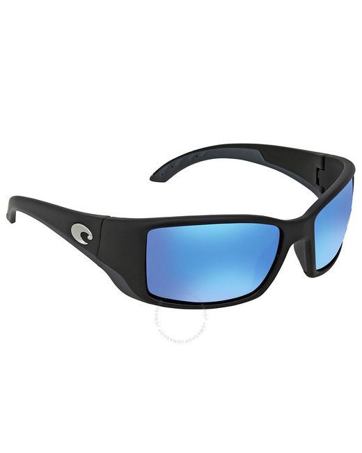 Costa Del Mar Blackfin Blue Mirror Polarized Glass Sunglasses Bl 11 Obmglp 62 for men