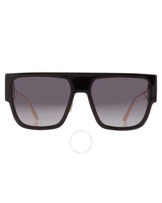 Dior Black Smoke Browline Sunglasses 30montaigne S3u Cd40036u 01a 58