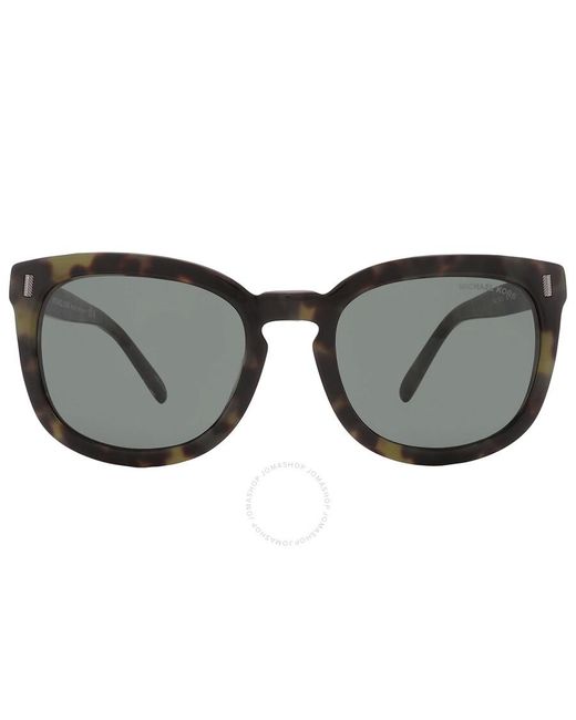 Michael Kors Gray Grand Teton Olive Square Sunglasses Mk2203 39432 54 for men