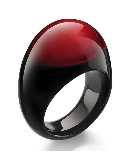 Baccarat Red Tango, Crystal Ring 2104240 for men