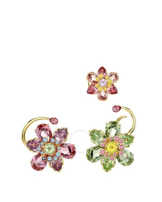 Swarovski Multicolor Idyllia Mixed Cuts Crystal Ear Cuff Set (3)