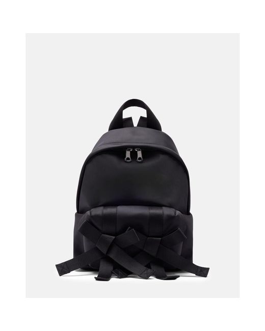 Simone Rocha Black Bow Front Backpack