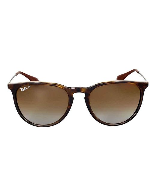 Ray-Ban Ray-ban Erika Classic Polarized Brown Gradient Sunglasses Rb4171710/t554