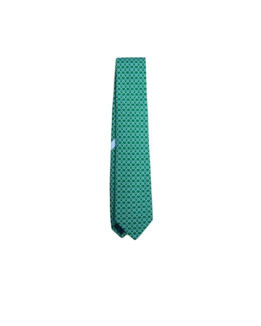 Ferragamo Green Ferragamo 4-Papillon Tie for men