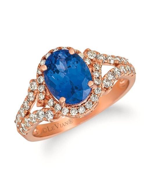 Le Vian Blue Ladies Vivids Rings Set