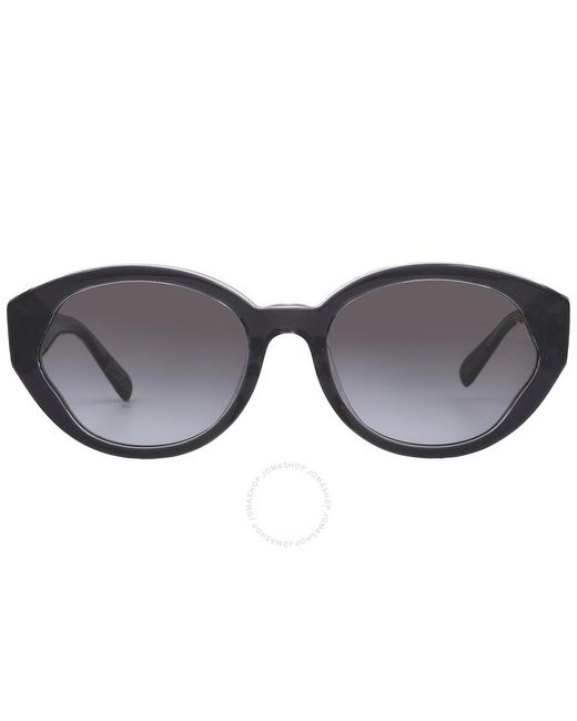 COACH Gray Grey Gradient Cat Eye Sunglasses Hc8364u 57458g 55
