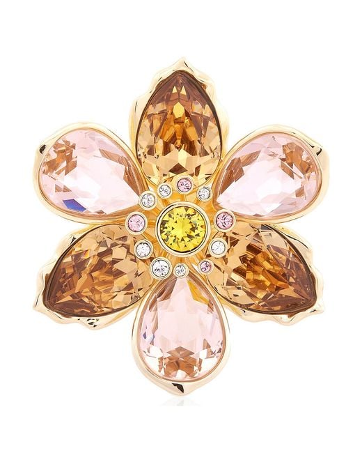 Swarovski Metallic Idyllia Motif Ring