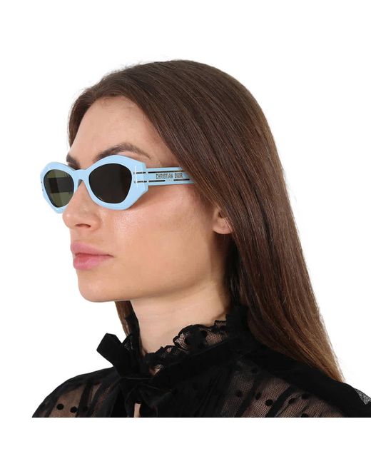 Dior Green Geometric Sunglasses Signature B1u 80c0 55