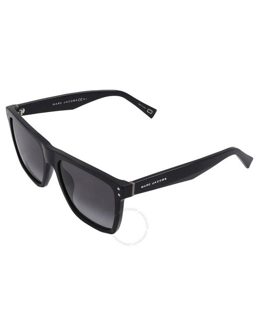 Marc Jacobs Black Dark Grey Gradient Square Sunglasses Marc 119/s 0807/9o 54 for men
