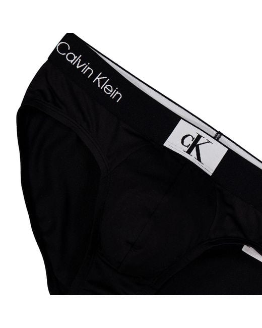 Calvin Klein Black Solid Hipster Briefs for men
